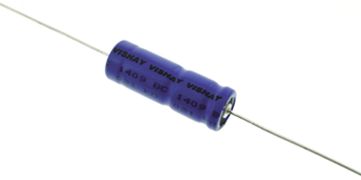 Product image for 021ASM MIN AXIAL AL ELECT CAP,100UF 100V