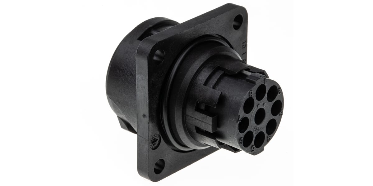 Product image for C16-3 8P+E chassis mount plug,12A