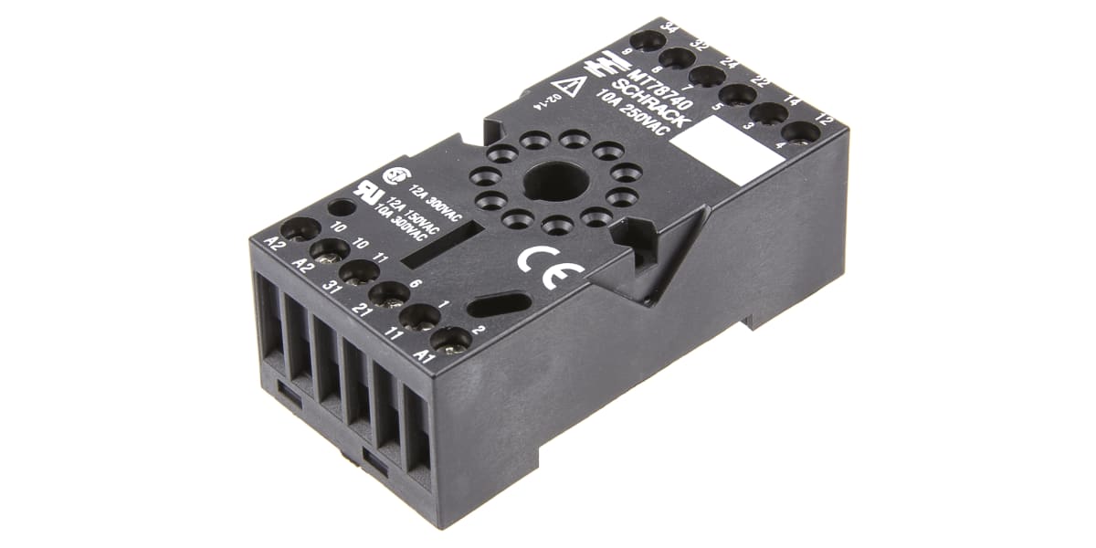 Product image for 11pin DIN & surface socket for MT3 relay