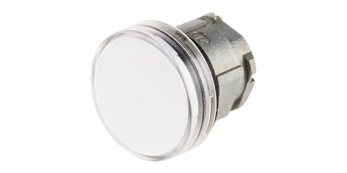 Product image for White Pilot Light head ZB4BV013