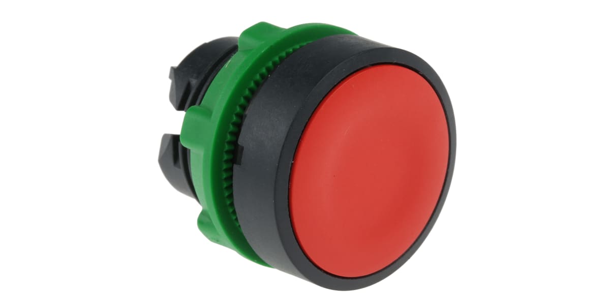 Product image for Red flush head for spring return switch