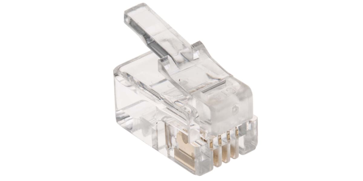 Product image for 4 way 4 contact modular data plug