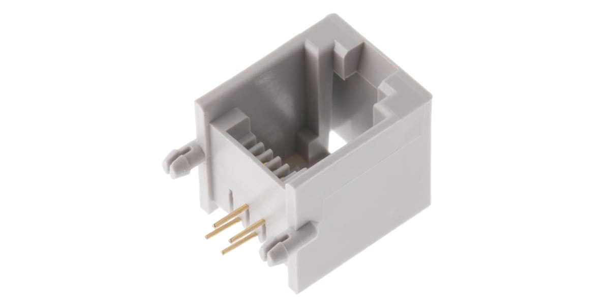 Product image for 6/4 way r/a PCB lowprofile data skt,1.5A