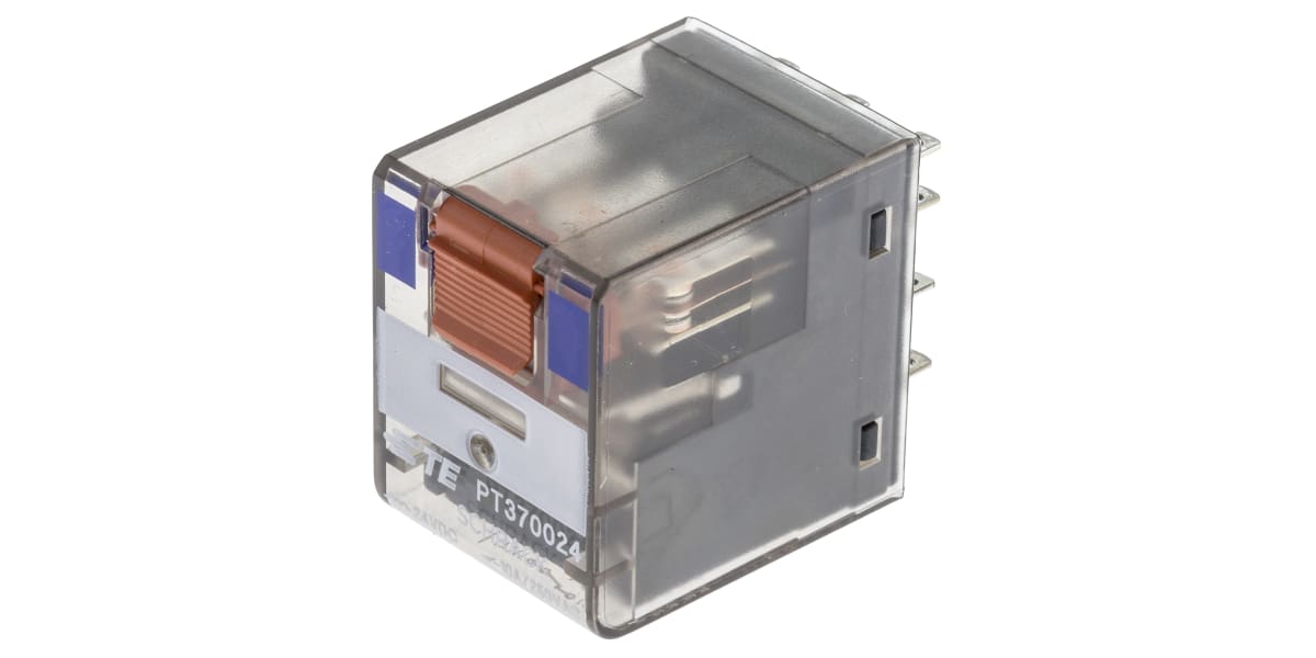 Product image for 3PDT plug-in relay,10A 24Vdc coil