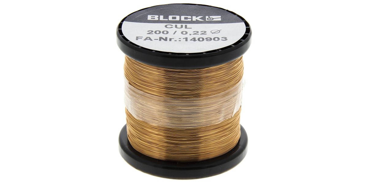 Product image for ENAMELLED COPPER WIRE 100G 0.22MM DIA