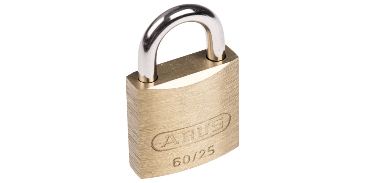 Product image for ABUS XR0060 25 All Weather Brass, Steel Padlock 25mm