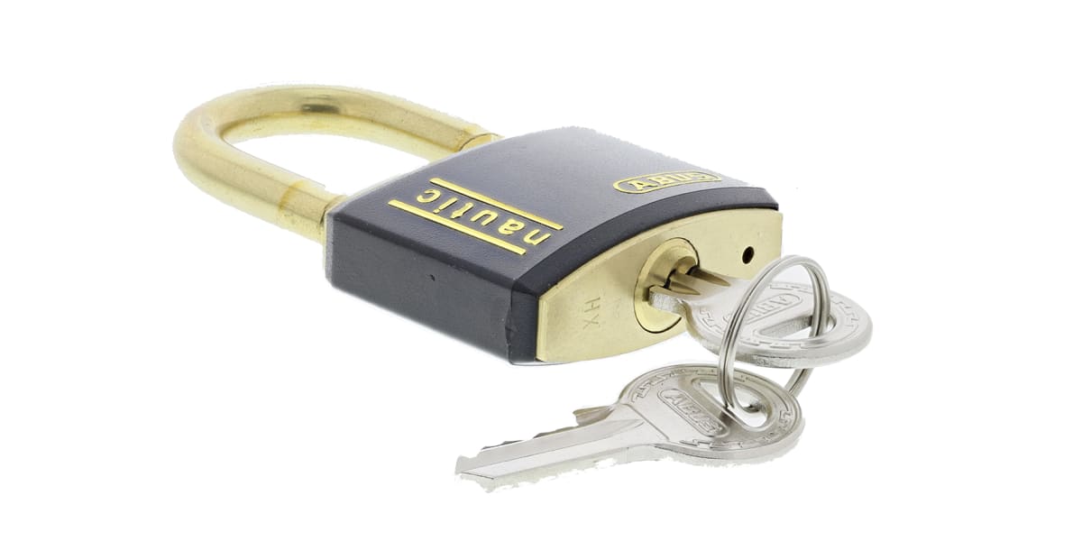 Product image for BLACK KEYED DIFFERENT LOCK OFF PADLOCK