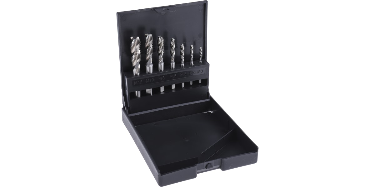 Product image for HSS spiral flute tap set,M3-M12