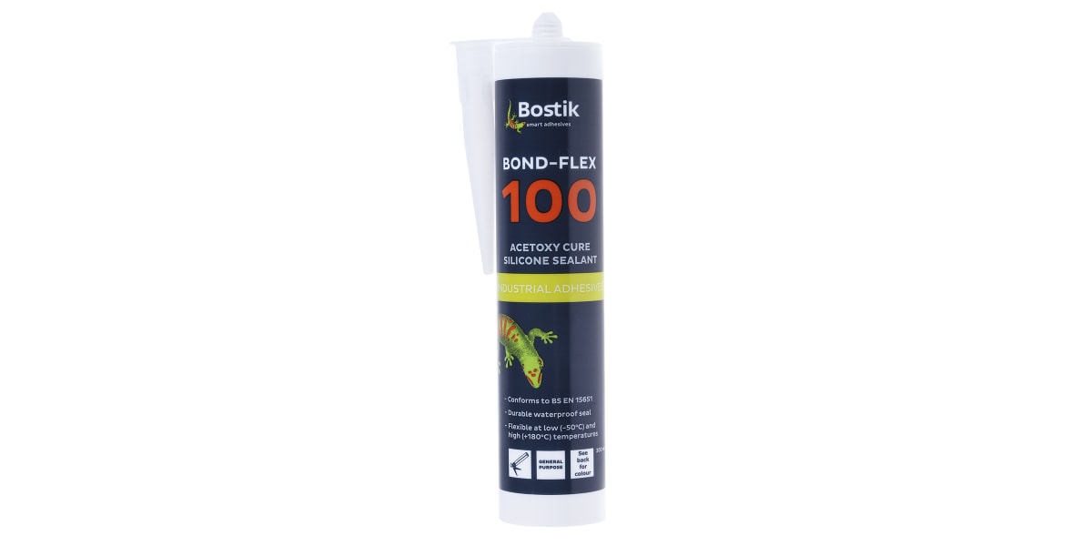 Product image for 100HMA SILICONE SEALANT,CLEAR 300ML