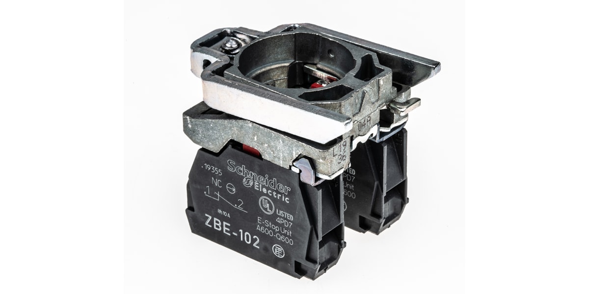 Product image for IP20 2 NC contact body ZB4