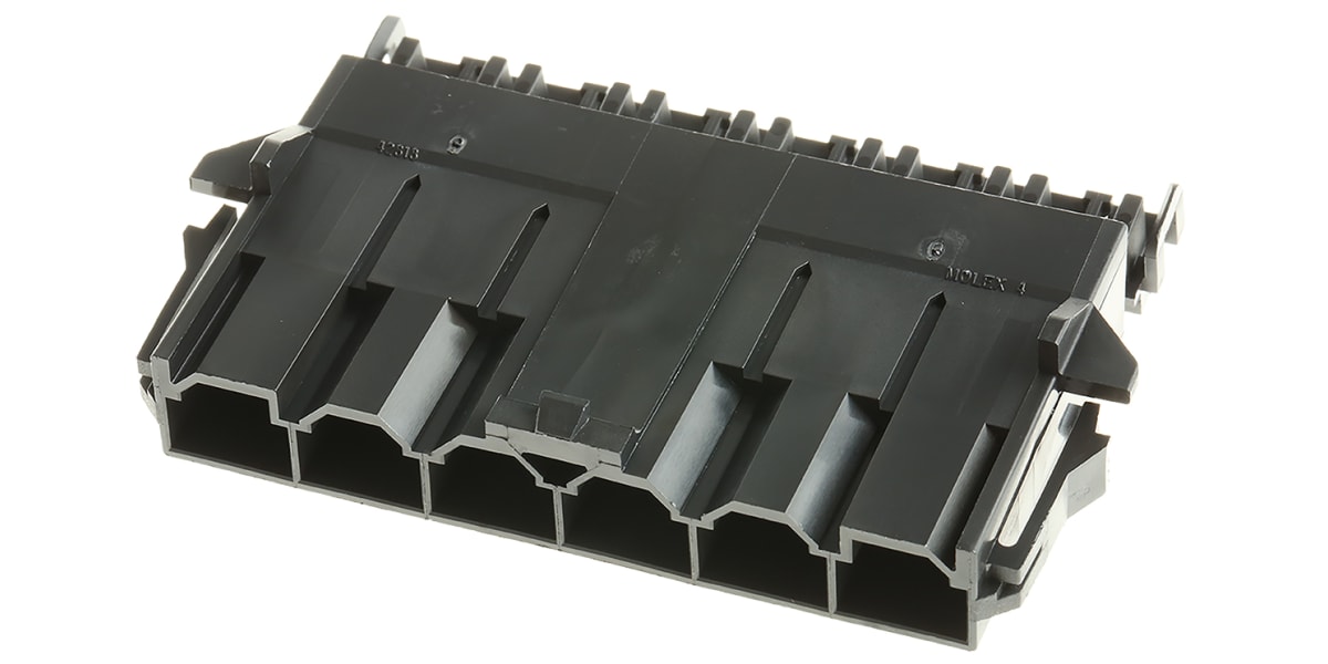 Product image for 6 way cable & panel plug housing