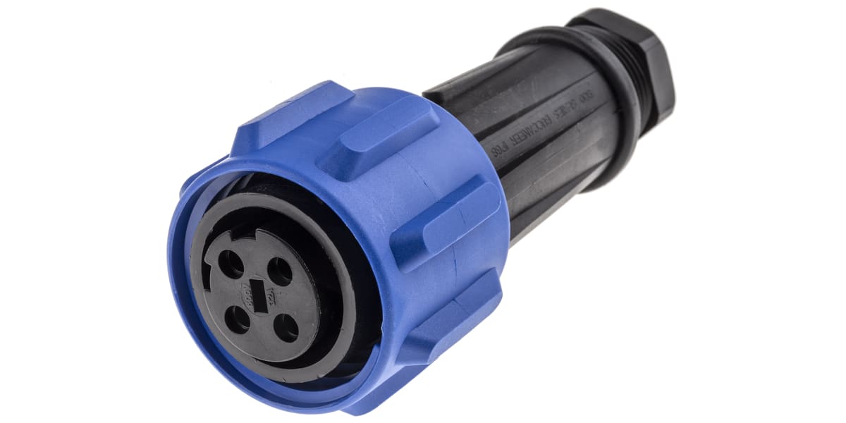 Product image for IP68 4 way cable socket,32A