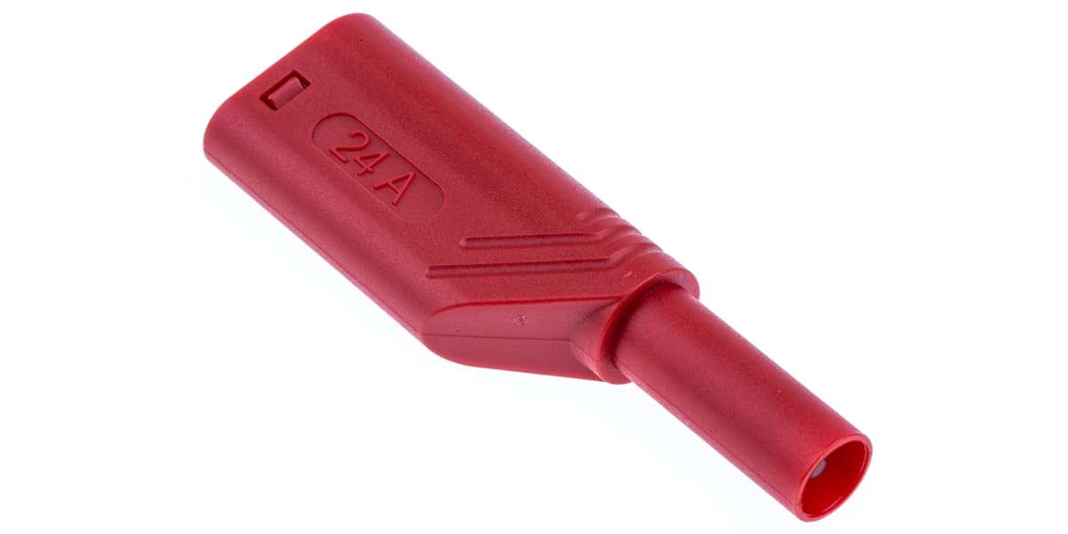 Product image for BANANA PLUG LAS S WS RED