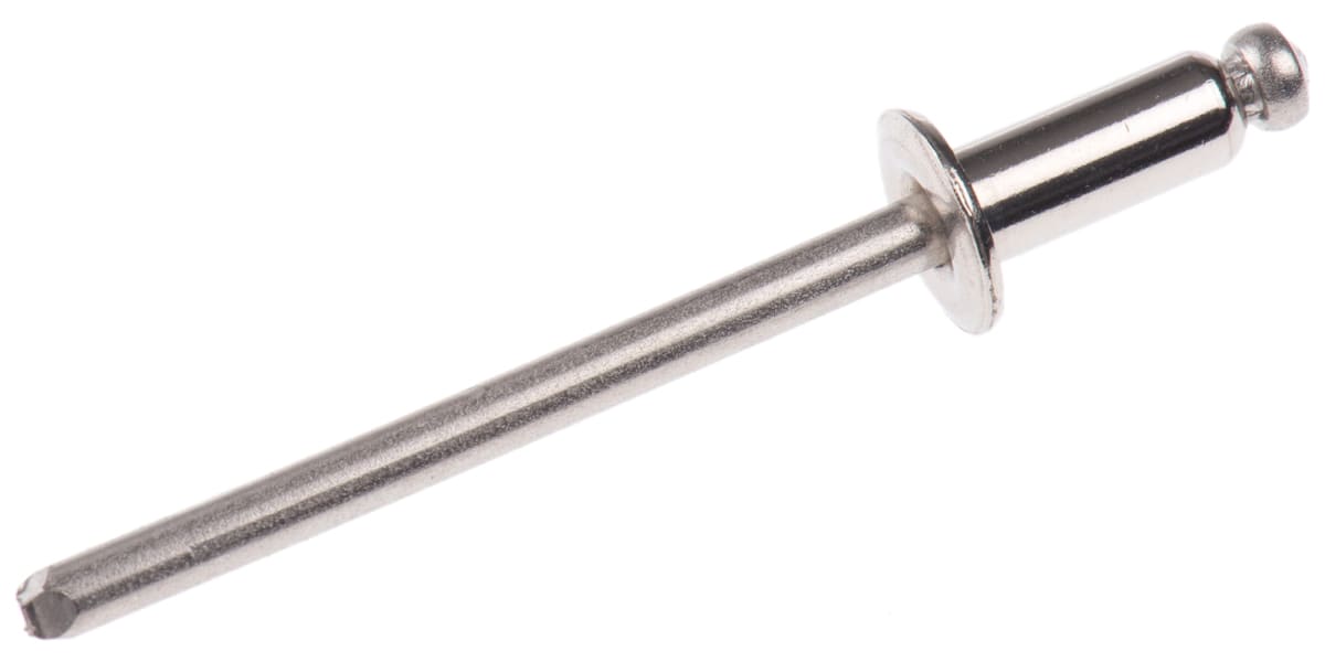 Product image for S-STEEL RIVET,4MM DIA 3.2-6.4MM GRIP