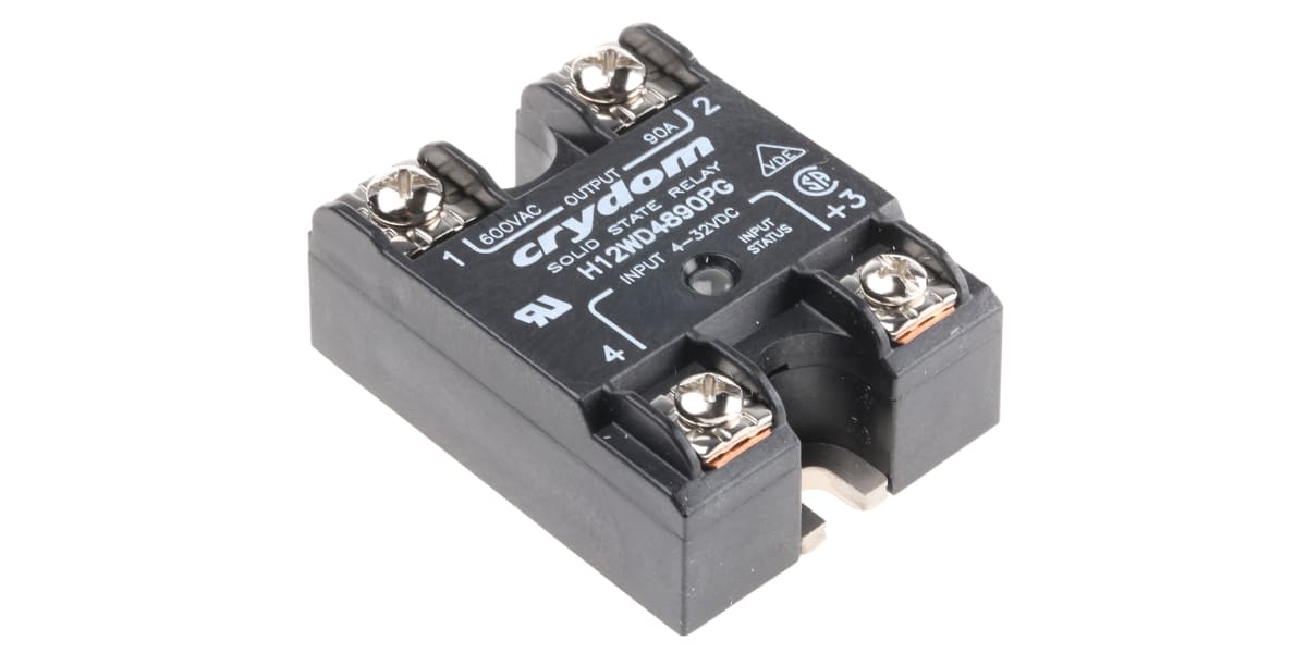 Product image for SOLID STATE RELAY,90A RMS 48-660VAC