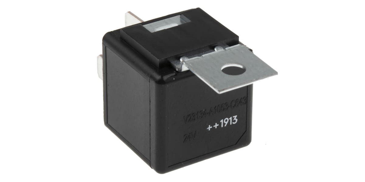 Product image for SPDT automotive relay,40A 24Vdc coil