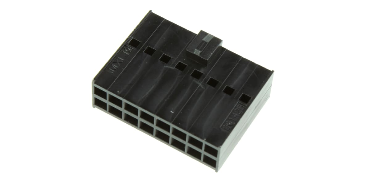 Product image for 16 way dual row housing