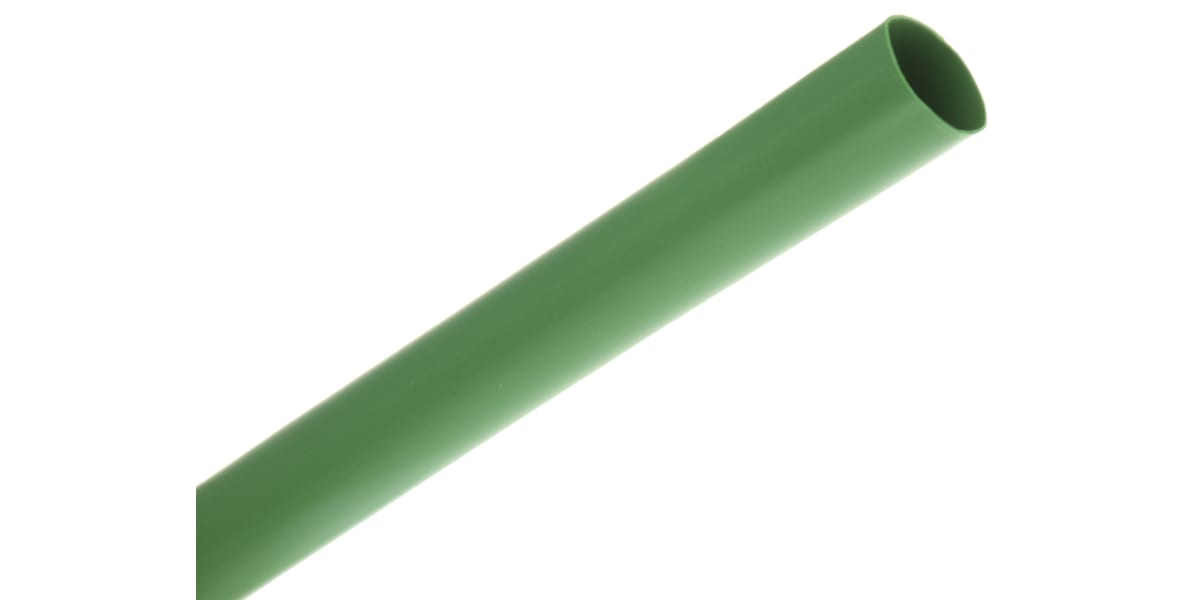 Product image for Green heatshrink tubing,9.5mm bore