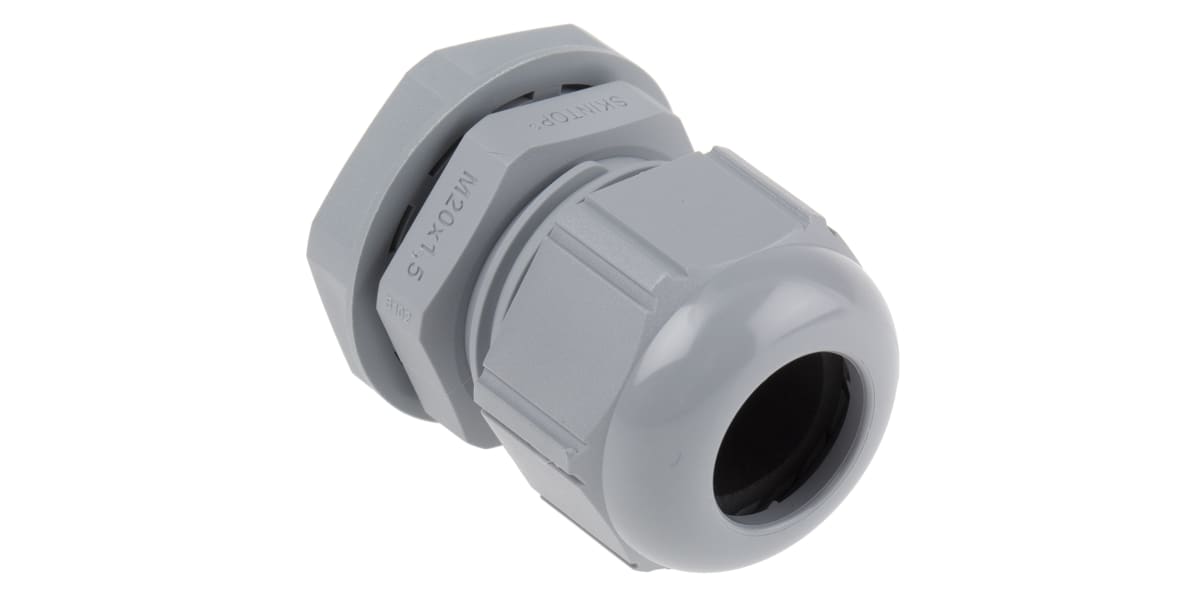 40PCS Waterproof Cable Gland Conduit Ounts Grey Stuffing Glands Connector 12 16 20 25 Black White