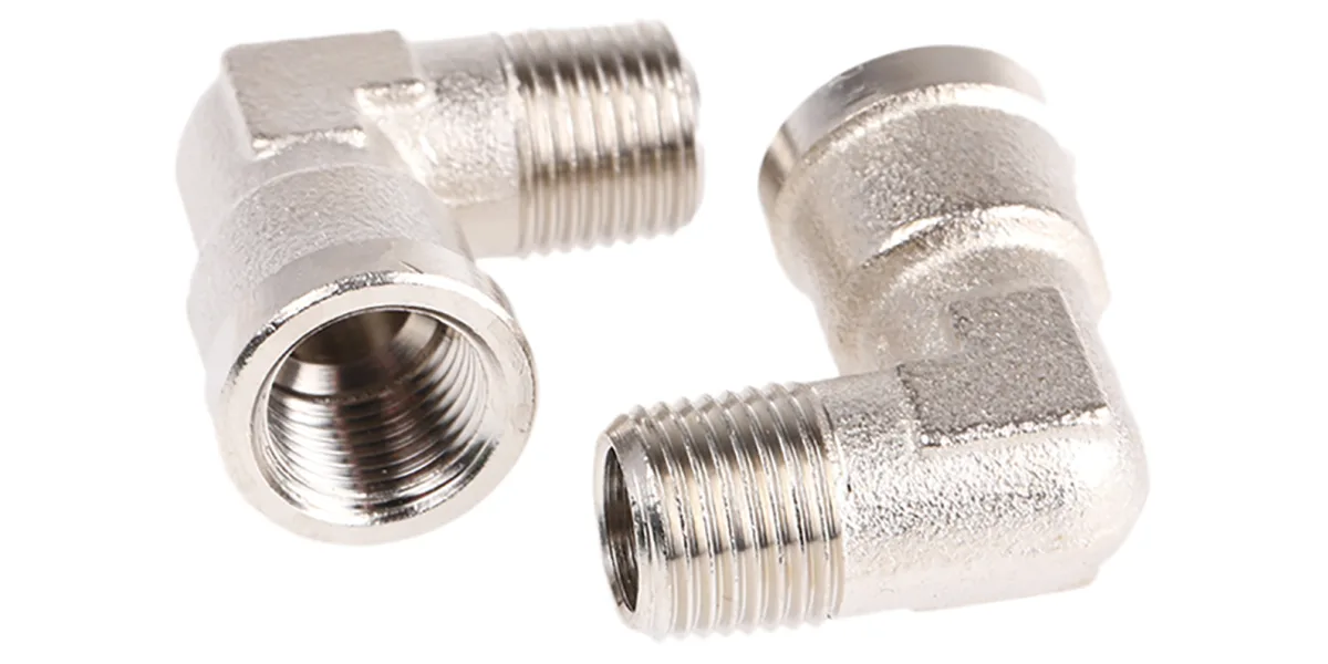 Product image for Male BSPT - female BSPP elbow,R1/8xG1/8