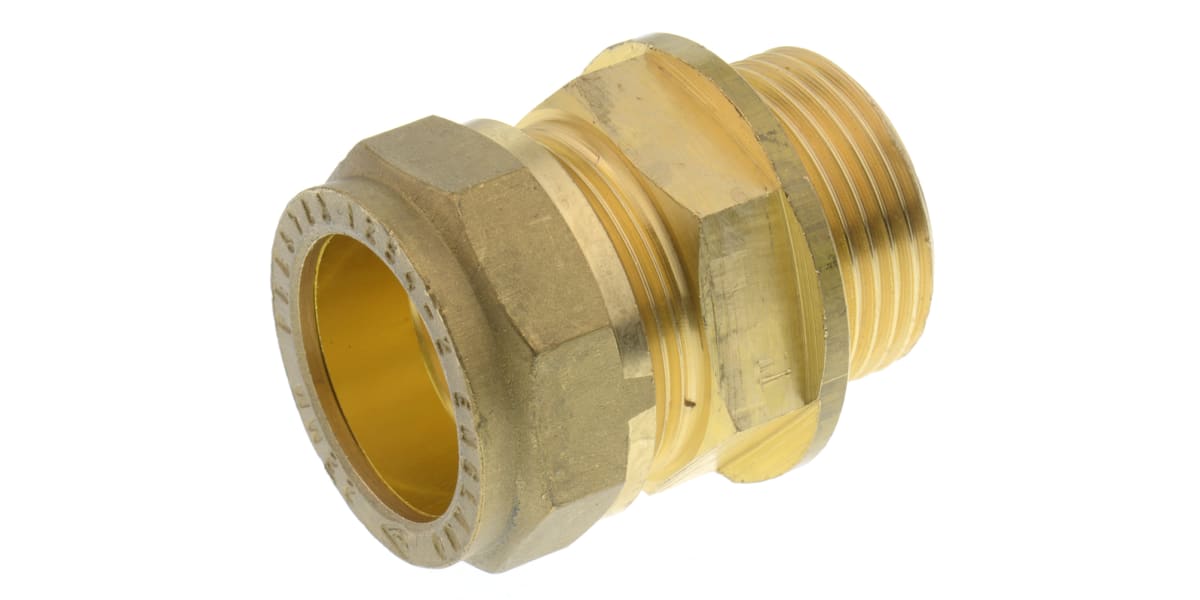 Product image for STRAIGHT COUPLING,22MM COMPX3/4IN BSPP M