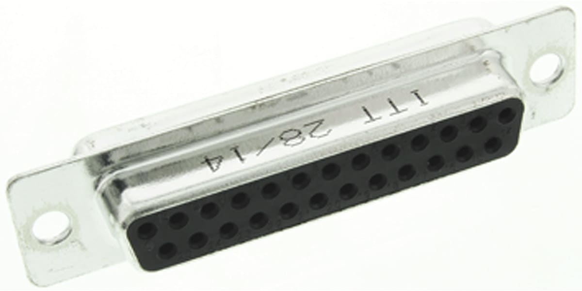 Product image for 25 WAY SOLDER CONTACT ZD SKT,5A 400VAC