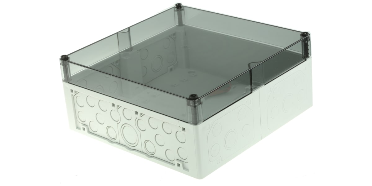 Product image for IP65 BOX W/TRANSPARENT LID,300X300X132MM
