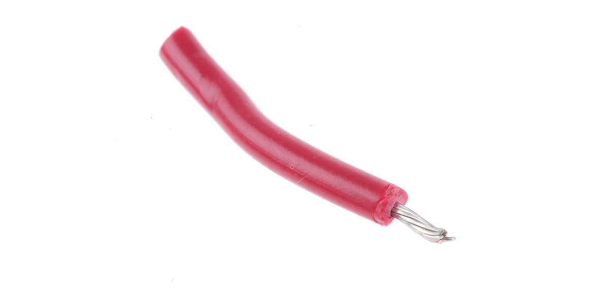 Product image for Wire 20 AWG 600V UL1015 Red 30m