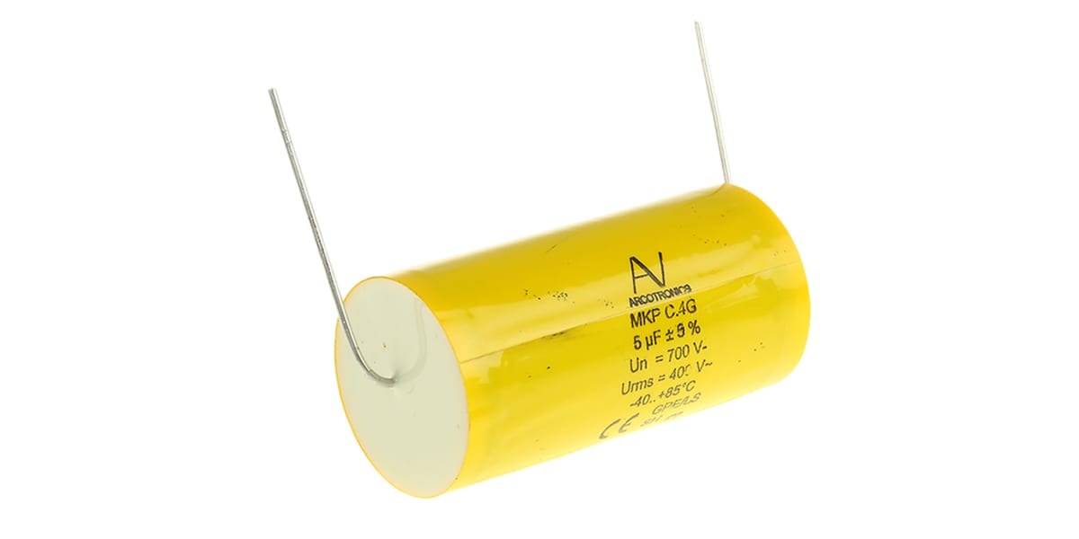 Product image for C4C AXIAL POLYPROP CAP,5UF 700V