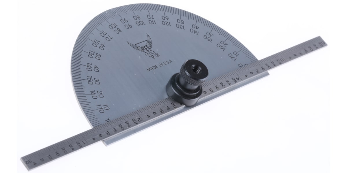 Product image for Imperial depth gauge protractor,0-6in