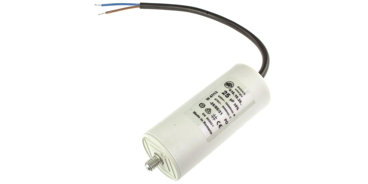 Product image for 41610/15 CABLE END MOTOR CAP,25UF 450V