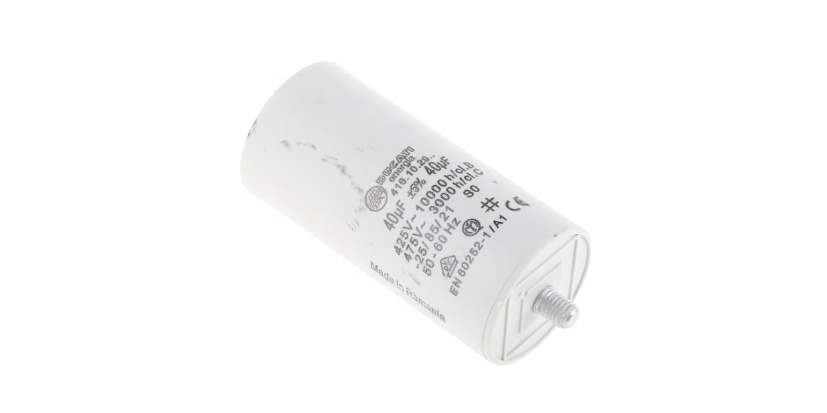 Product image for 41610/15 MOTOR RUN CAP,40UF 450VAC