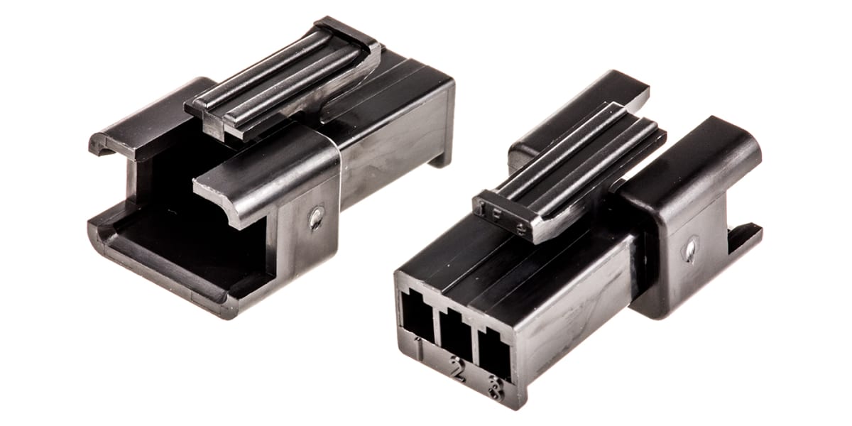 Product image for JST, 3 Way, 1 Row, Straight Backplane Connector