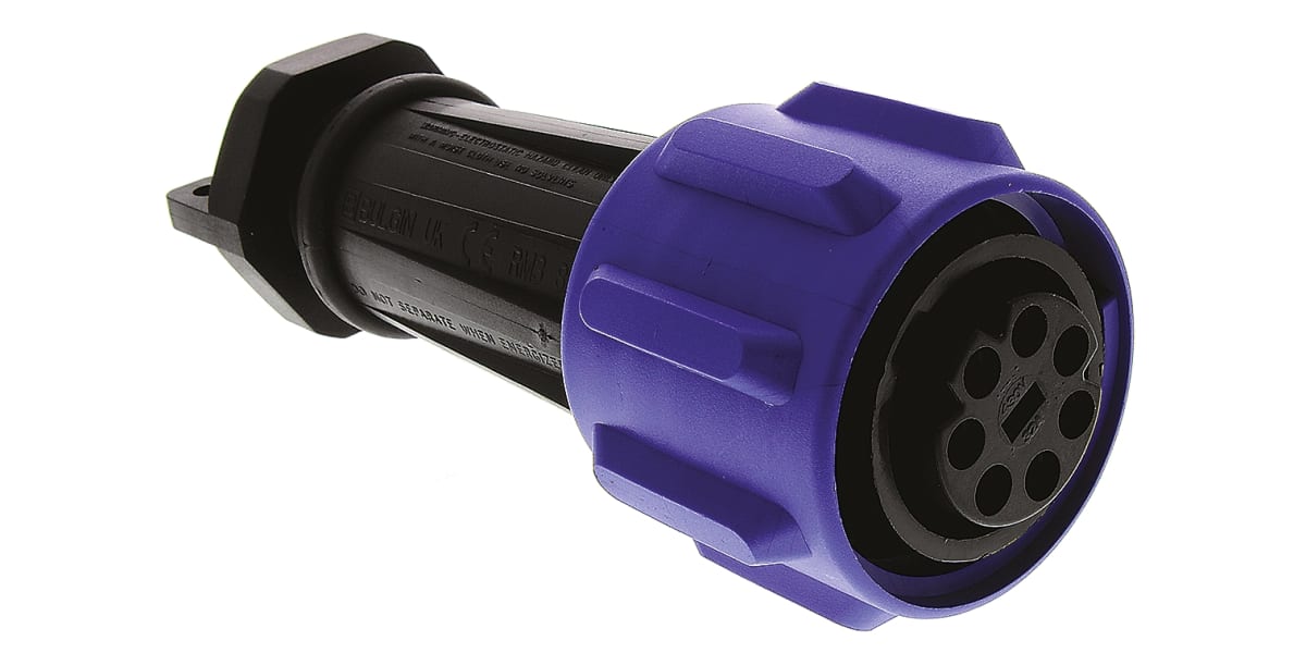 Product image for IP68 7 way cable socket,32A