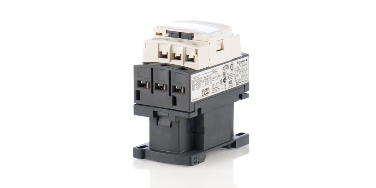 Product image for AC controlled contactor,12A 230Vac coil