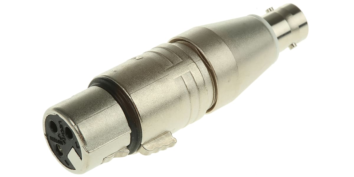 Product image for XLR FEMALE TO BNC SOCKET ADAPTOR