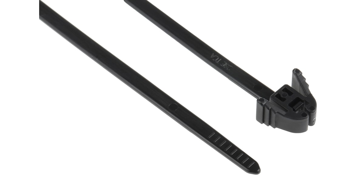 Product image for Black Easy Release Cable Tie,200x4.8mm