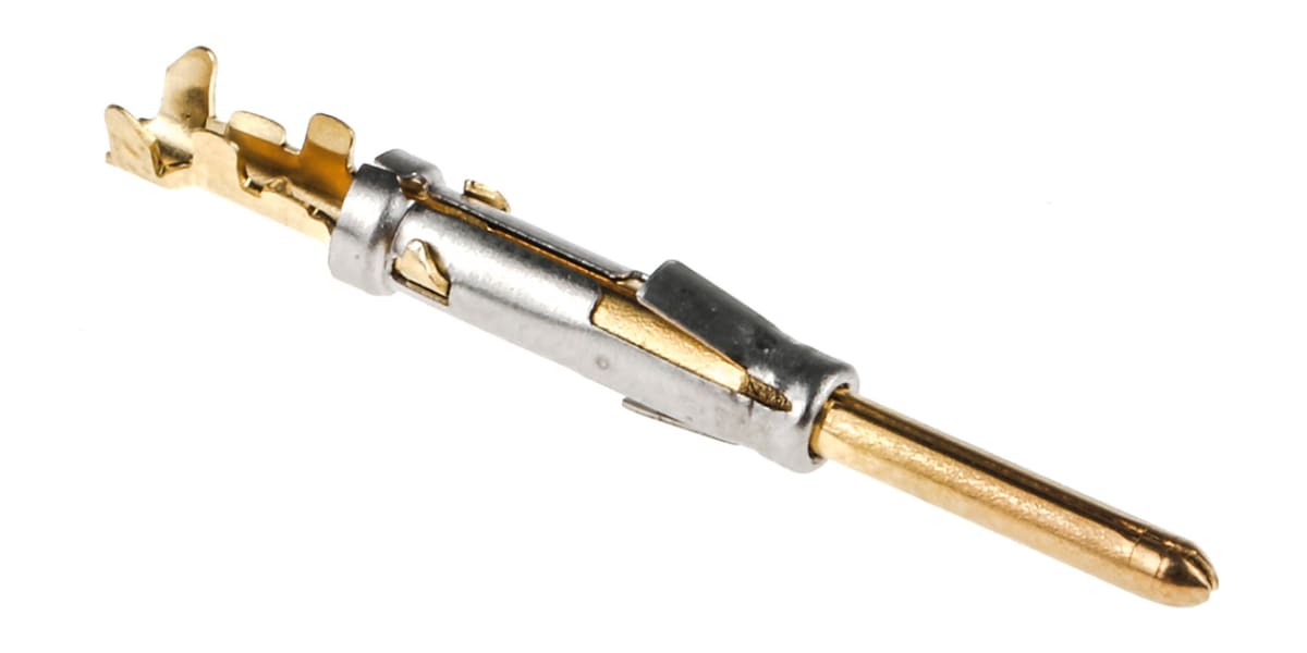 Product image for Gold flash crimp pin contact,22-20awg