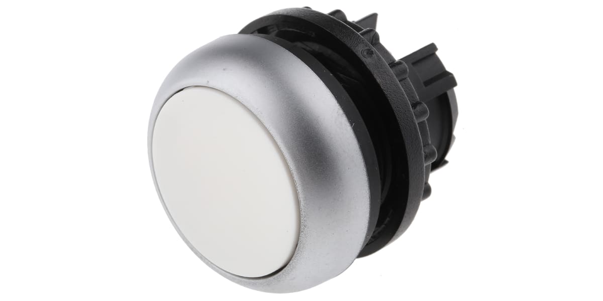 Product image for WHITE STAYPUT FLUSH PUSHBUTTON SWITCH