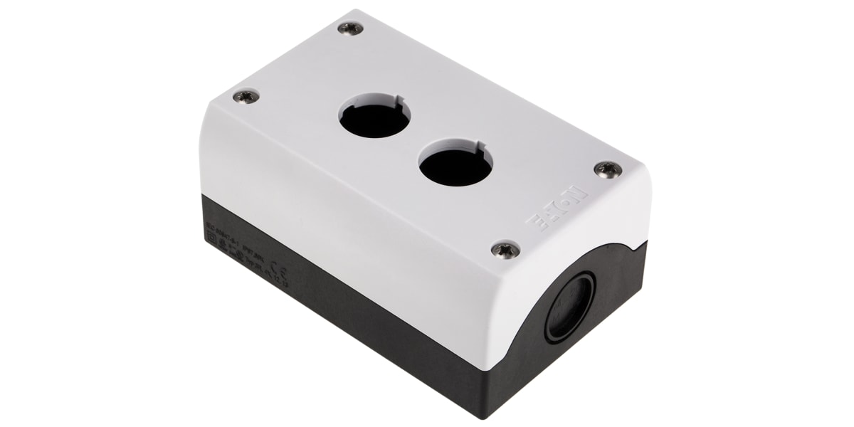 Product image for IP66 2 GANG SURFACE MOUNT ENCLOSURE