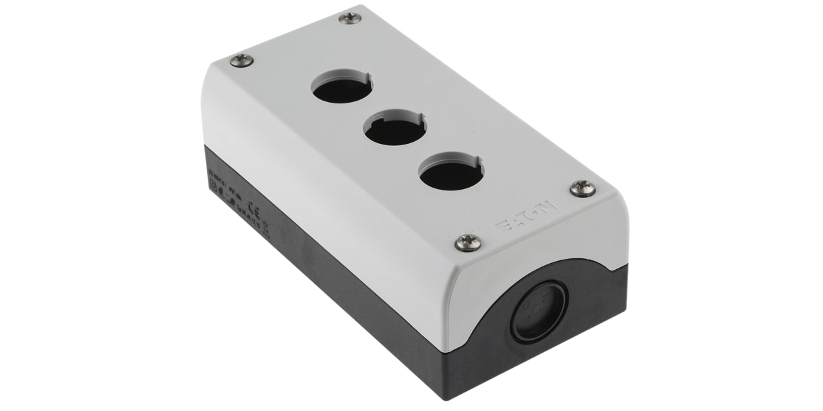 Product image for IP66 3 GANG SURFACE MOUNT ENCLOSURE