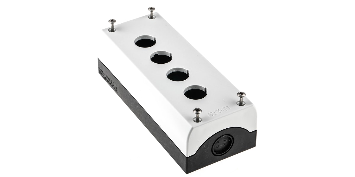 Product image for IP66 4 GANG SURFACE MOUNT ENCLOSURE