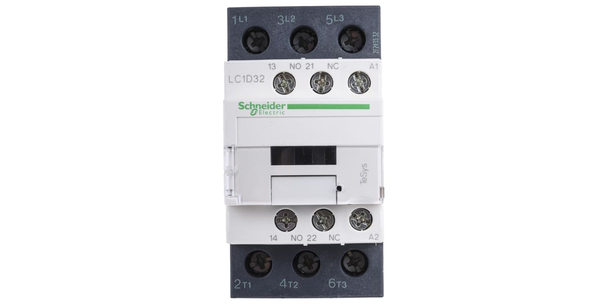 Product image for AC controlled contactor,32A 400V coil