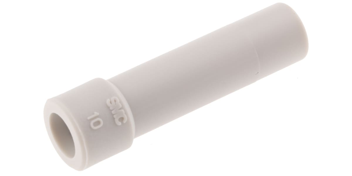 Product image for Wht push-in one touch plug fitting,10mm