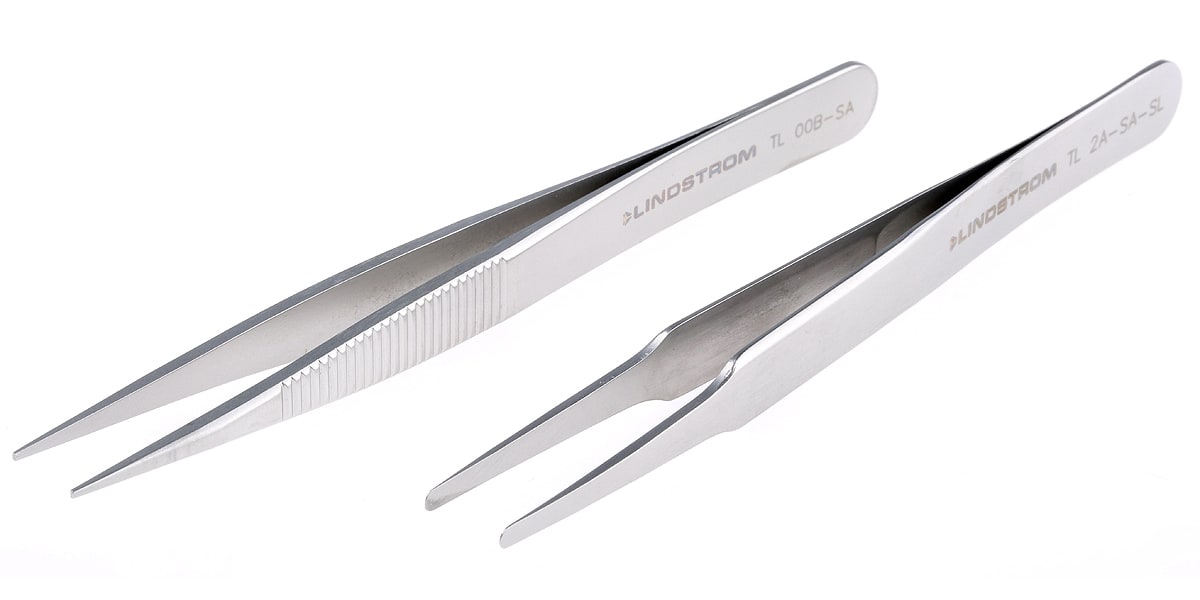 Product image for 2 PIECE GENERAL PURPOSE TWEEZERS SET