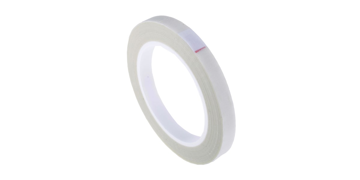 Product image for Advance Tapes AT4003 White Glass Cloth Electrical Tape, 12mm x 33m