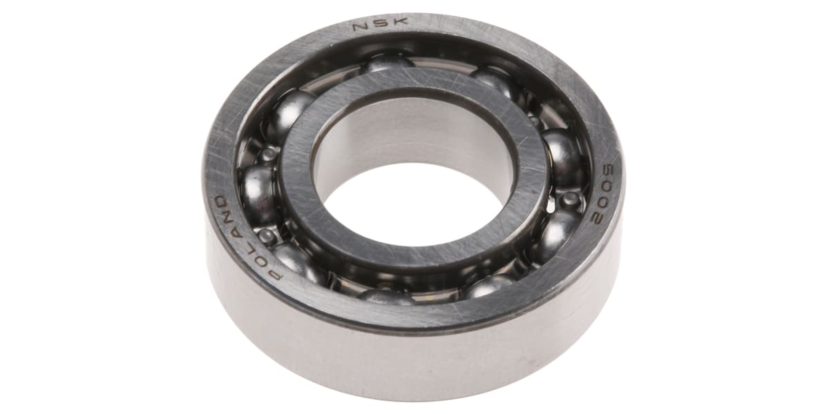 Product image for SINGLE ROW RADIAL BALL BEARING,15MM ID