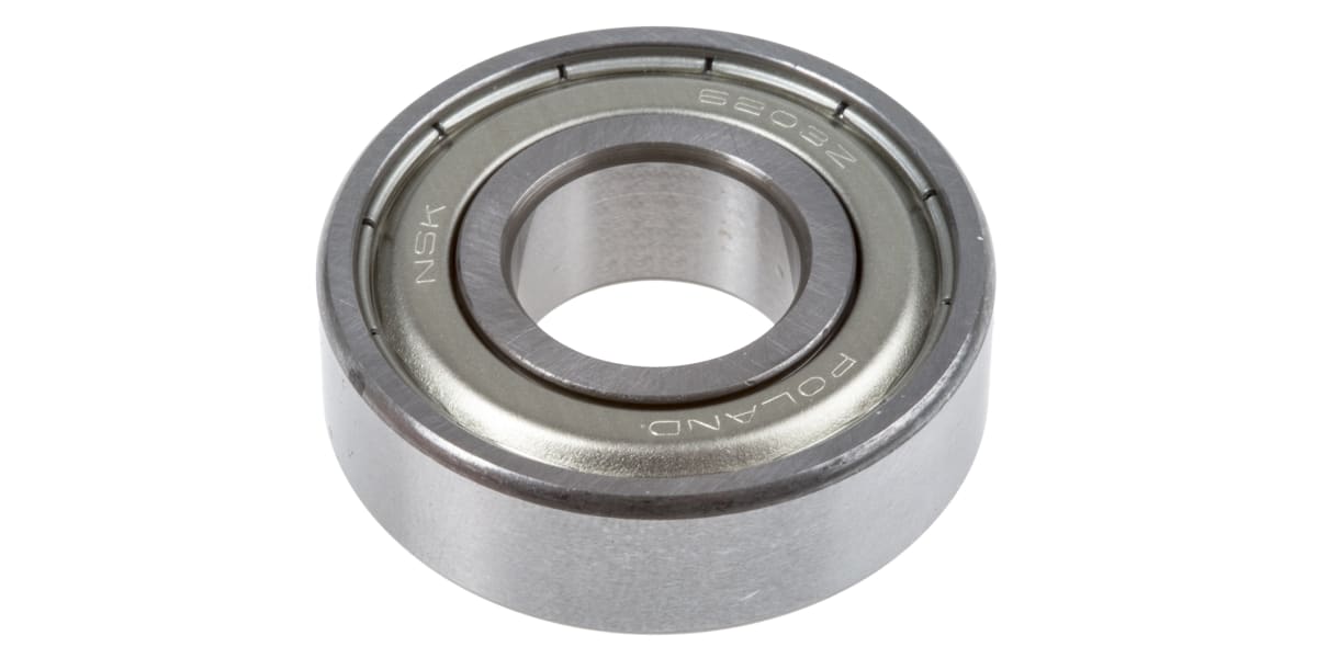 Product image for SINGLE ROW RADIAL BALLBEARING,2Z 17MM ID