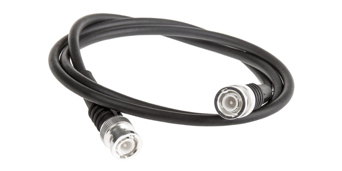 Product image for AgPt BNC straight plg-plg cable,50ohm 1m