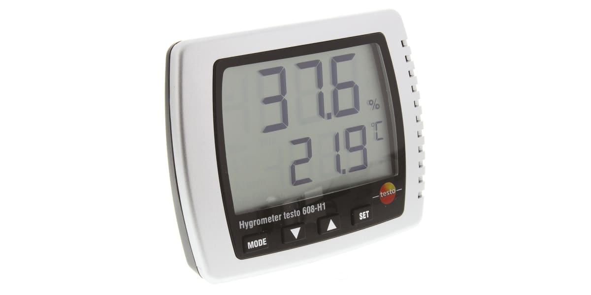 Product image for Testo 608-H1 Digital Hygrometer, Max Temperature +50°C, Max Humidity 95%RH